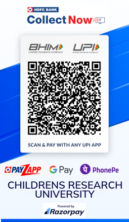 Scan QR Code to Pay Admission Form Fee